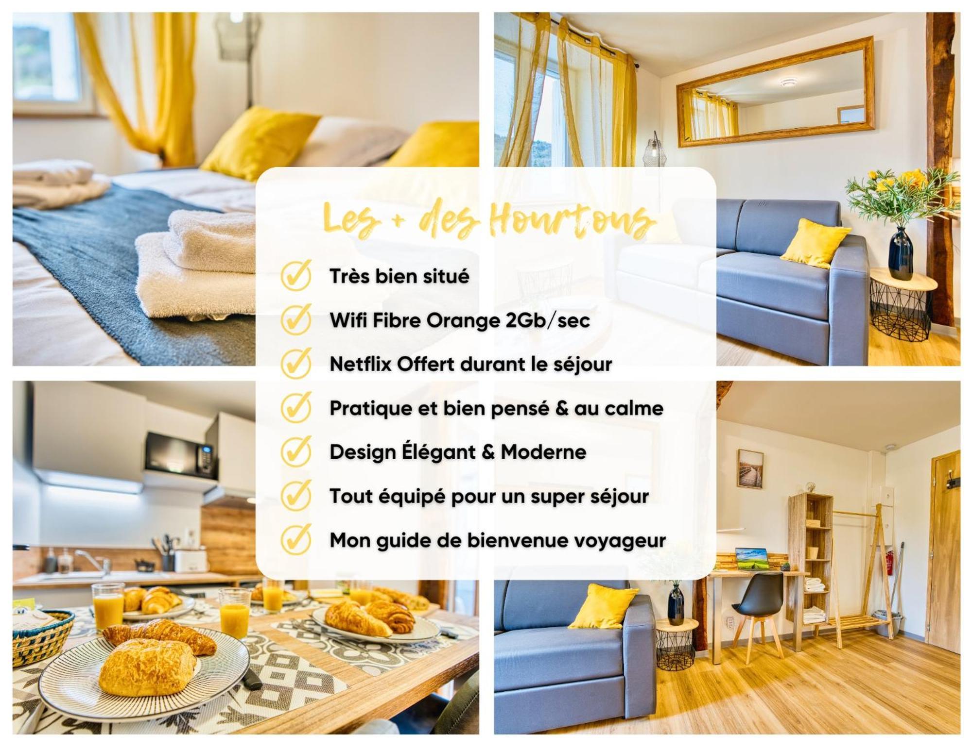 Les Hourtous Netflix Wi-Fi Fibre Terasse 4 Pers Apartman Banassac Kültér fotó